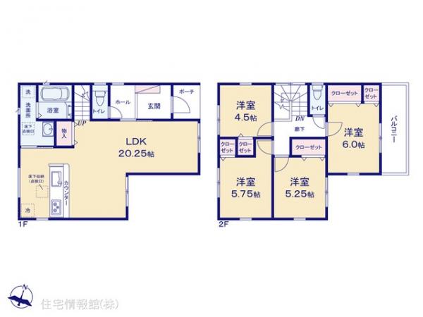 新築戸建 埼玉県さいたま市南区松本２丁目6-12 JR武蔵野線西浦和駅 4,280万円