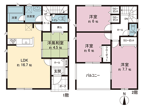 新築戸建 座間市新田宿 JR相模線入谷駅 3,580万円