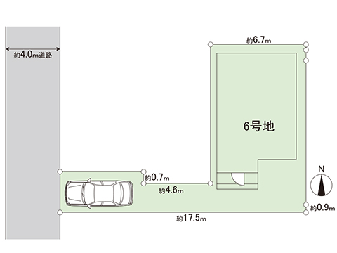 土地 西東京市北原町１丁目 西武新宿線西武柳沢駅 3,880万円