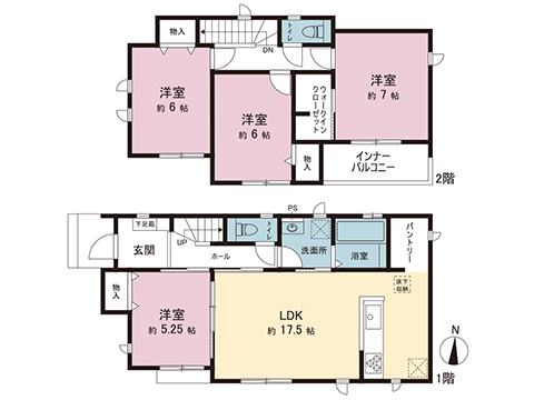 新築戸建 宇都宮市岩曽町 JR東北本線 (宇都宮線）岡本駅 3,190万円