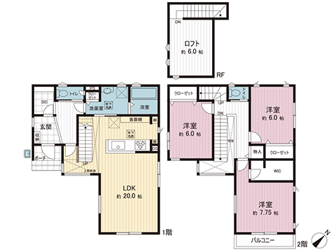 新築戸建 さいたま市見沼区大字大谷 東武野田線七里駅 4,520万円
