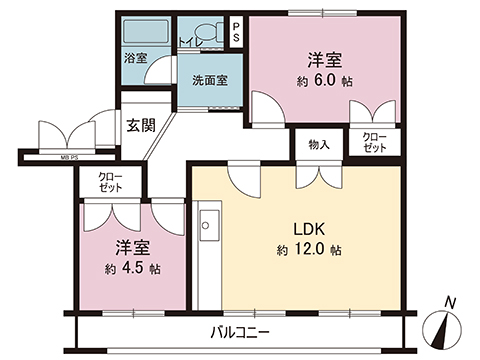 中古マンション 川崎市多摩区東三田３丁目 小田急線生田駅 1,490万円