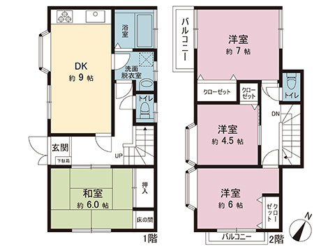 中古戸建 横浜市緑区いぶき野 東急田園都市線田奈駅 3,699万円