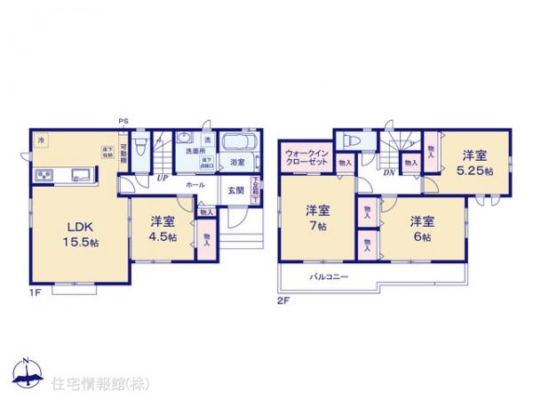 新築戸建 千葉県鎌ケ谷市北中沢２丁目18-50 京成松戸線北初富駅 3,990万円