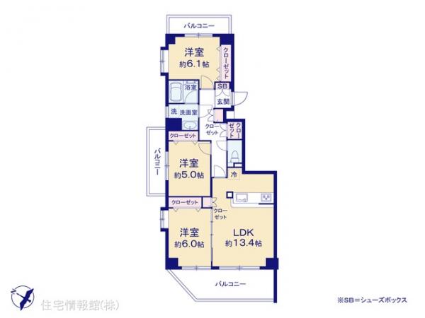 中古マンション 神奈川県横浜市青葉区美しが丘４丁目25-7 東急田園都市線たまプラーザ駅 4,980万円