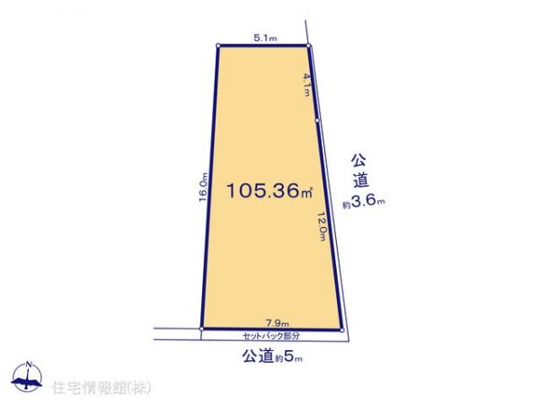 土地 千葉県松戸市和名ケ谷582-1 京成松戸線みのり台駅 2,890万円