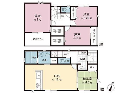 新築戸建 宇都宮市上戸祭４丁目 JR東北本線 (宇都宮線）宇都宮駅 2,790万円