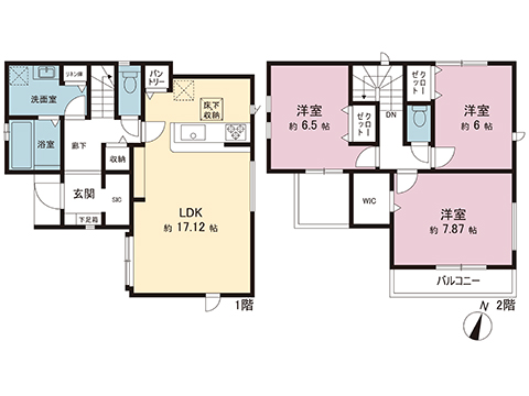 新築戸建 厚木市愛甲東３丁目 小田急線愛甲石田駅 3,680万円
