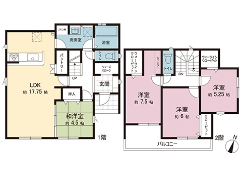 新築戸建 宇都宮市上戸祭４丁目 JR東北本線（宇都宮線）宇都宮駅 3,190万円