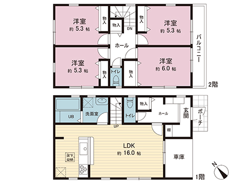 新築戸建 さいたま市見沼区大字大谷（住居表示未確定） 東武野田線七里駅 2,970万円