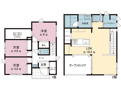 中古戸建 宇都宮市峰２丁目 宇都宮芳賀ライト線峰駅 4,780万円