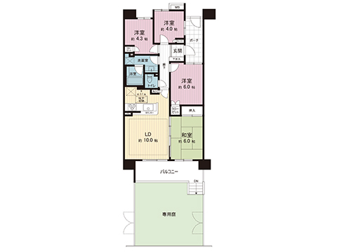 中古マンション 町田市南大谷５丁目 小田急線玉川学園前駅 4,680万円