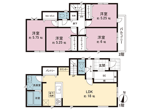 新築戸建 横浜市港南区笹下２丁目 京急本線屏風浦駅 4,490万円