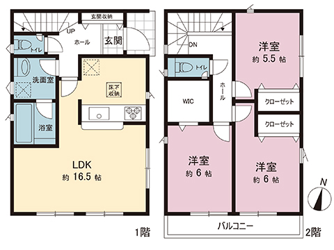 新築戸建 越谷市大字弥十郎 東武伊勢崎線大袋駅 2,880万円
