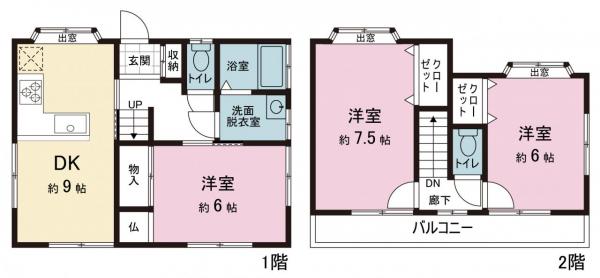 中古戸建 朝霞市宮戸３丁目 東武東上線志木駅 2,500万円