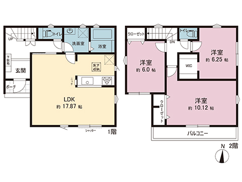 新築戸建 埼玉県越谷市大字弥十郎 東武伊勢崎線大袋駅 3,380万円