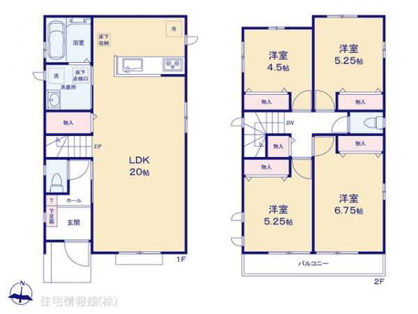 新築戸建 千葉県松戸市小金原７丁目20-15 京成松戸線常盤平駅 3,790万円
