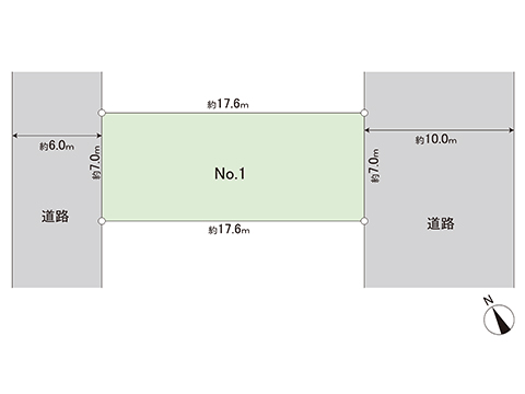 土地 東久留米市前沢４丁目 西武新宿線花小金井駅 3,580万円