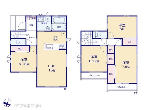 新築戸建 埼玉県ふじみ野市新田２丁目3-12 東武東上線ふじみ野駅 4,690万円