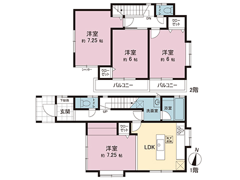 中古戸建 さいたま市見沼区島町 東武野田線七里駅 3,199万円