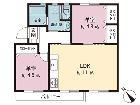中古マンション 川崎市多摩区寺尾台２丁目 小田急線読売ランド前駅 1,390万円