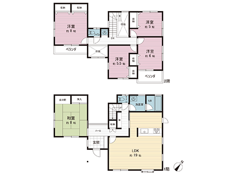 中古戸建 久喜市南栗橋１１丁目 東武日光線南栗橋駅 1,880万円