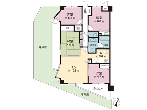 中古マンション 川崎市麻生区岡上１丁目 小田急線鶴川駅 3,380万円