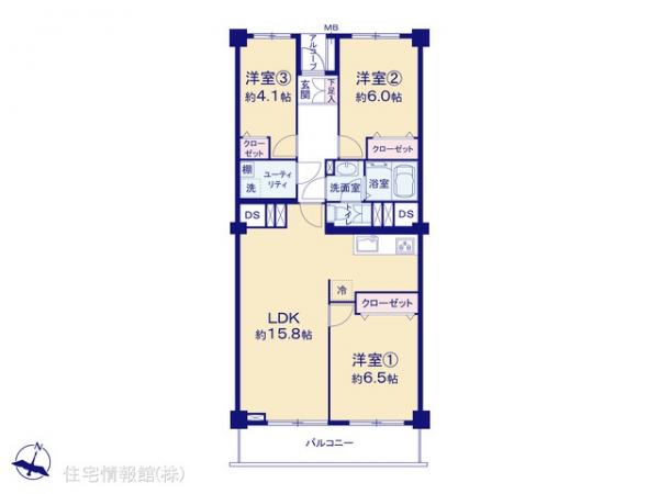 中古マンション 千葉県千葉市美浜区幸町１丁目7-1 JR京葉線千葉みなと駅 2,099万円