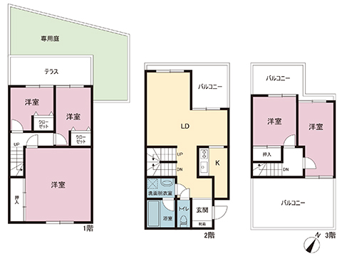 中古マンション 横浜市青葉区奈良町 小田急線玉川学園前駅 3,100万円
