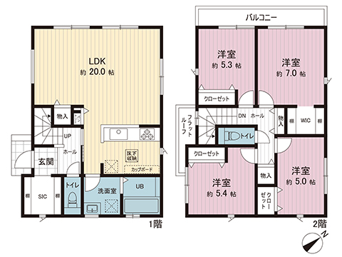 新築戸建 町田市西成瀬３丁目 JR横浜線成瀬駅 5,190万円