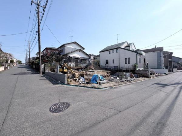 町田市鶴川4丁目27番 前面道路含む現地写真