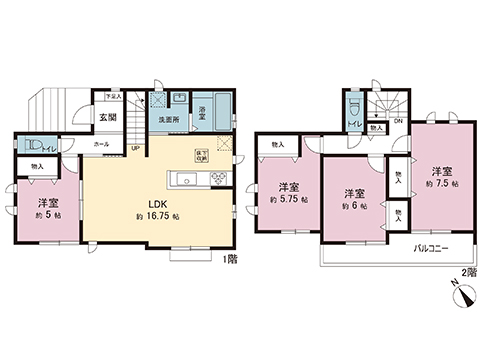 新築戸建 町田市鶴川４丁目 小田急多摩線黒川駅 5,190万円