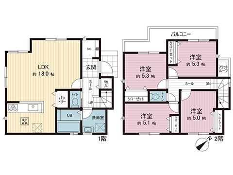 新築戸建 町田市西成瀬３丁目 JR横浜線成瀬駅 4,890万円