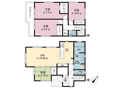 新築戸建 横浜市瀬谷区北新 相鉄本線瀬谷駅 5,180万円