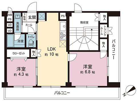 中古マンション 座間市相模が丘１丁目 小田急線小田急相模原駅 1,870万円