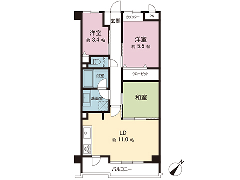 中古マンション 座間市入谷西１丁目 小田急線相武台前駅 1,750万円