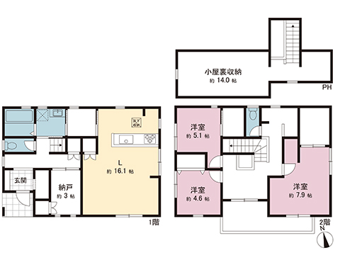 中古戸建 秦野市渋沢２丁目 小田急線渋沢駅 3,380万円