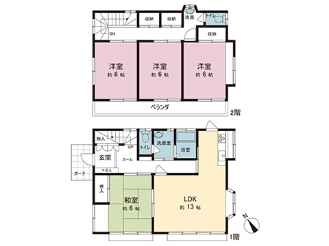 中古戸建 八王子市暁町１丁目 JR中央線八王子駅 2,750万円