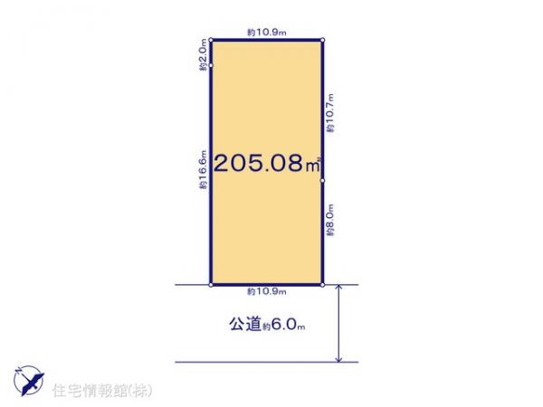 土地 埼玉県川越市稲荷町10-15 東武東上線上福岡駅 4,180万円
