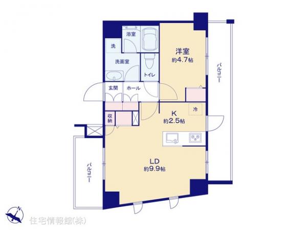 中古マンション 東京都世田谷区大蔵１丁目2-24 小田急線千歳船橋駅 3,950万円