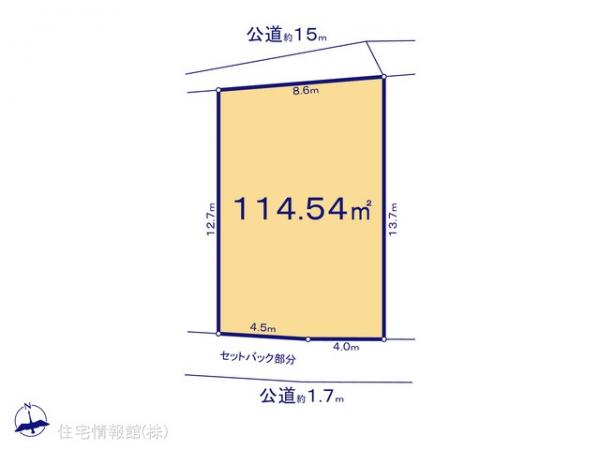 土地 埼玉県春日部市粕壁東４丁目6-15 東武野田線藤の牛島駅 1,990万円