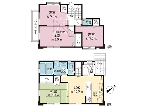 中古戸建 町田市金井５丁目 小田急線玉川学園前駅 3,980万円