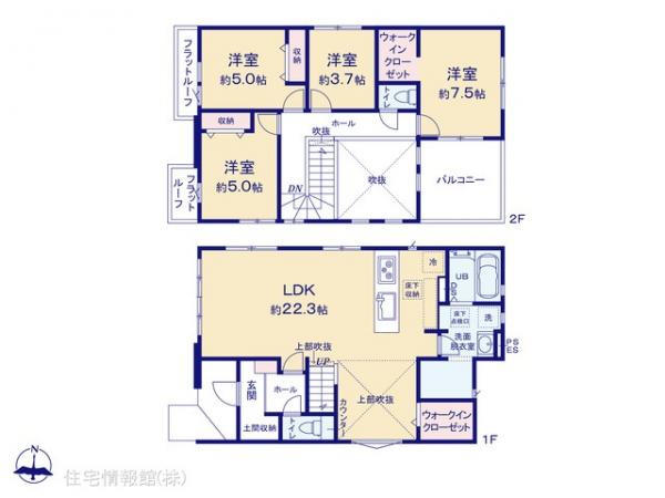 新築戸建 東京都八王子市富士見町34-10 京王線京王八王子駅 4,699万円