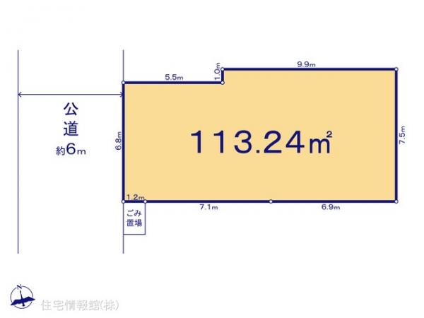 土地 千葉県松戸市新松戸６丁目304 千代田常磐線新松戸駅 3,690万円