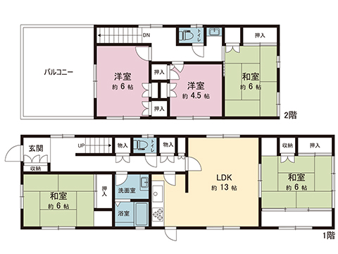 中古戸建 小田原市酒匂６丁目 JR東海道本線(東京〜熱海)鴨宮駅 2,249万円