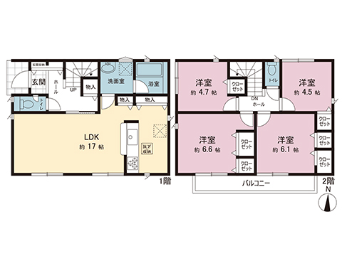 新築戸建 海老名市門沢橋２丁目 JR相模線門沢橋駅 3,280万円