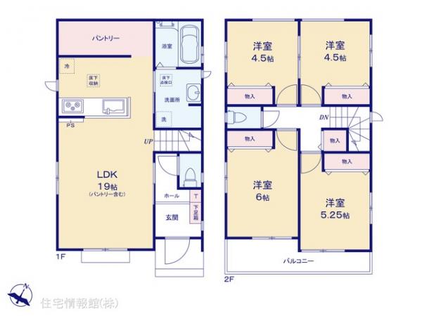 新築戸建 埼玉県狭山市富士見２丁目18-16 西武新宿線狭山市駅 3,190万円