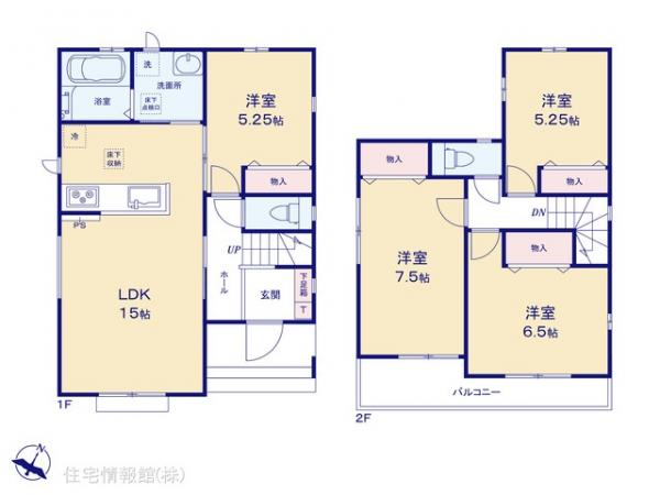 新築戸建 埼玉県狭山市富士見２丁目18-16 西武新宿線狭山市駅 3,190万円