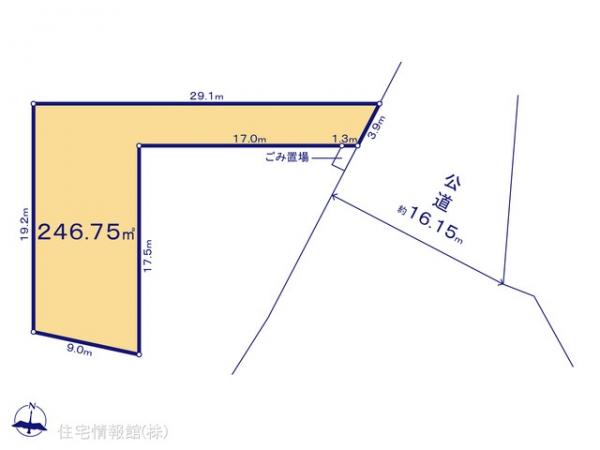 土地 埼玉県川越市大字北田島136-1 東武東上線川越駅 1,590万円