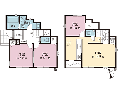 新築戸建 綾瀬市寺尾本町３丁目 相鉄本線さがみ野駅 3,480万円